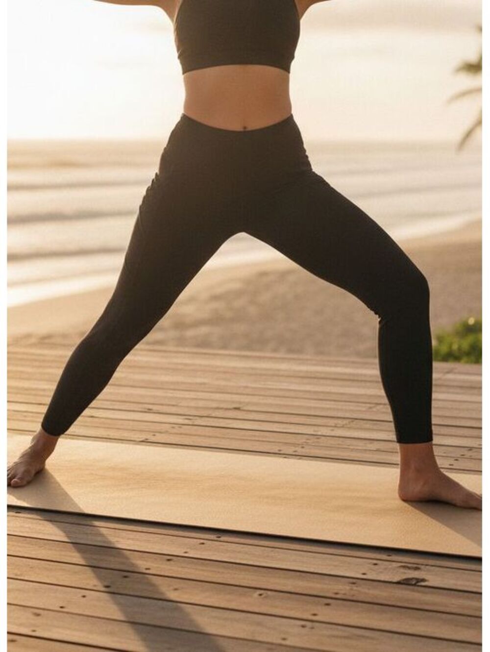 Yogalicious Lux Black Pocket Leggings Medium Athleisure Workout Soft